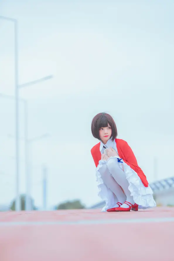 4k户外壁纸 - 白丝 - 短发 - cos「哲风壁纸」