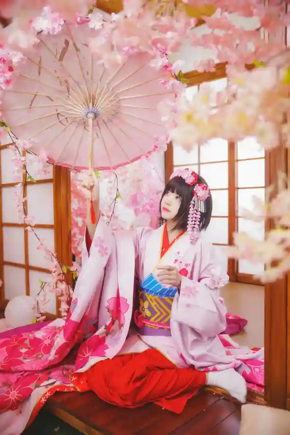 4k发饰壁纸 - 可爱 - 和服 - 和风「哲风壁纸」