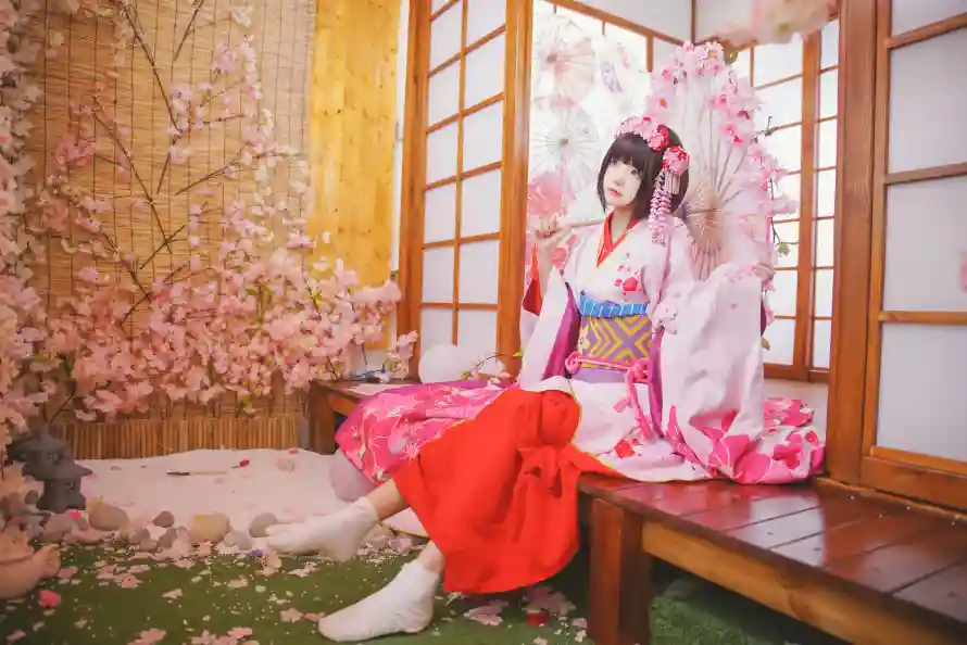 8k写真壁纸-发饰 - 和服-和风「哲风壁纸」