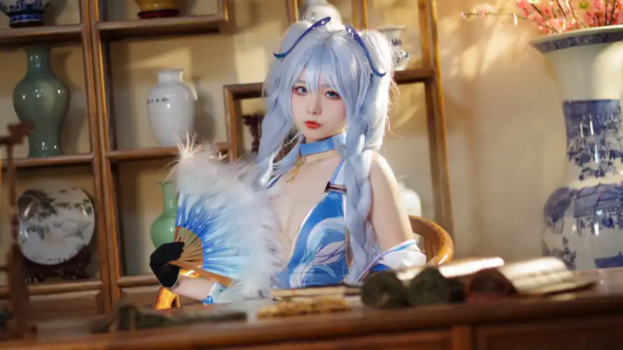 6k中式壁纸-书房 - 古风-少女「哲风壁纸」