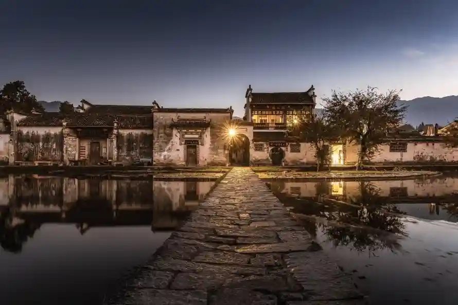 3k倒影壁纸-壁纸 - 夜晚-水面「哲风壁纸」