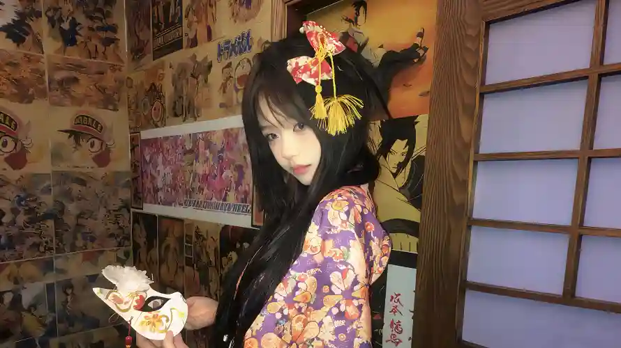 4k发饰壁纸-和服 - 和风-寿司「哲风壁纸」