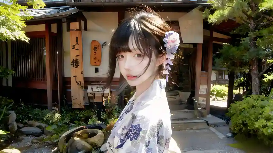 4k和服壁纸-少女 - 日系-晴天「哲风壁纸」