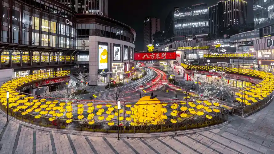 4k商圈壁纸 - 壁纸 - 夜间 - 建筑「哲风壁纸」 4k商圈壁纸 - 壁纸 - 夜间 - 建筑「哲风壁纸」