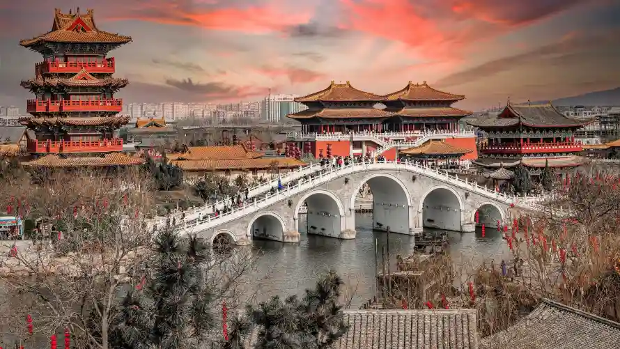 4k古城壁纸 - 壁纸 - 开封 - 晚霞「哲风壁纸」 4k古城壁纸 - 壁纸 - 开封 - 晚霞「哲风壁纸」