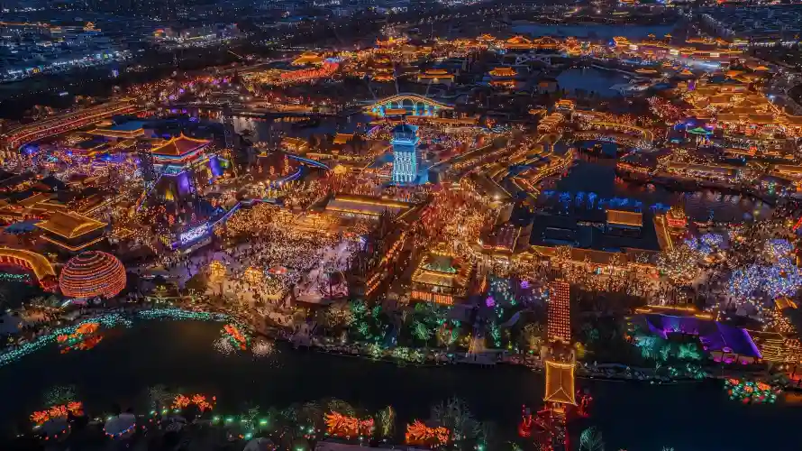 3k古城壁纸-城市 - 壁纸-夜景「哲风壁纸」