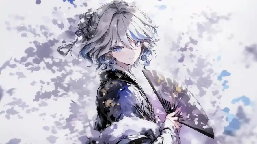 4k原神壁纸-和服 - 和风-少女「哲风壁纸」