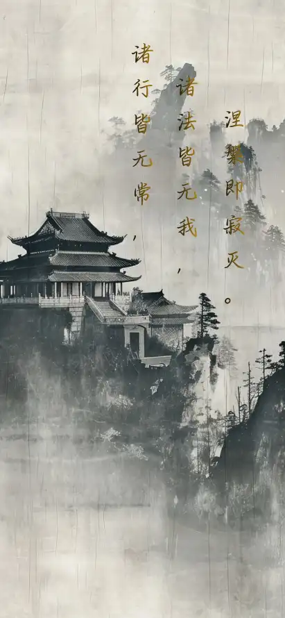 4k中式壁纸 - 书法 - 云雾 - 古风「哲风壁纸」