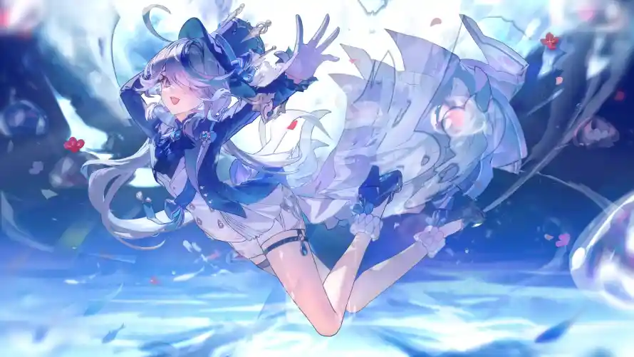 4k原神壁纸 - 同人 - 少女 - 气泡「哲风壁纸」