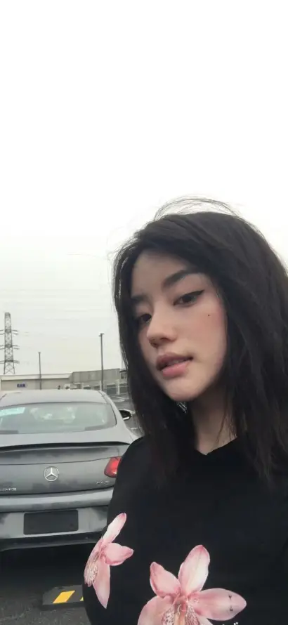 4k户外壁纸 - 美女 - 自拍 - 轿车「哲风壁纸」