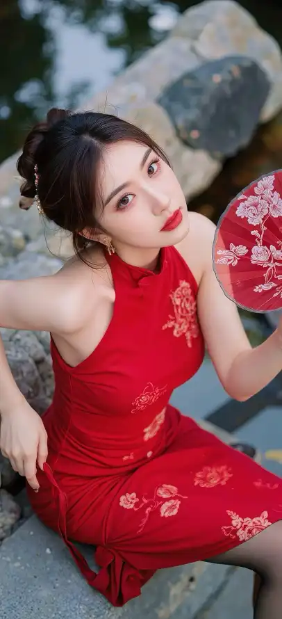 4k写真壁纸 - 刺绣 - 团扇 - 国风「哲风壁纸」