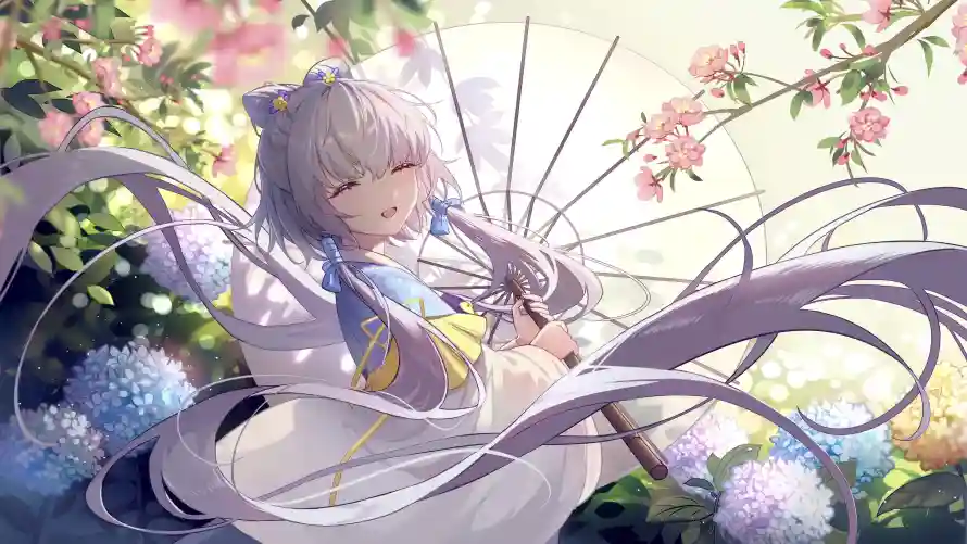 4k古风壁纸-国风 - 樱花-笑靥「哲风壁纸」