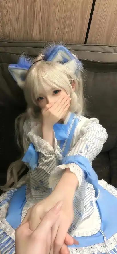 4k室内壁纸 - 少女 - 牵手 - 猫耳「哲风壁纸」