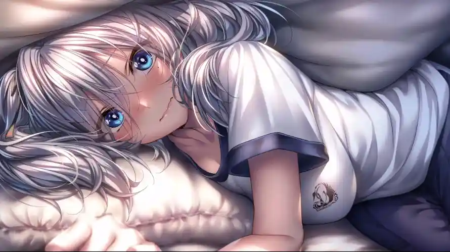 5k休闲壁纸-卧室 - 卧床-少女「哲风壁纸」