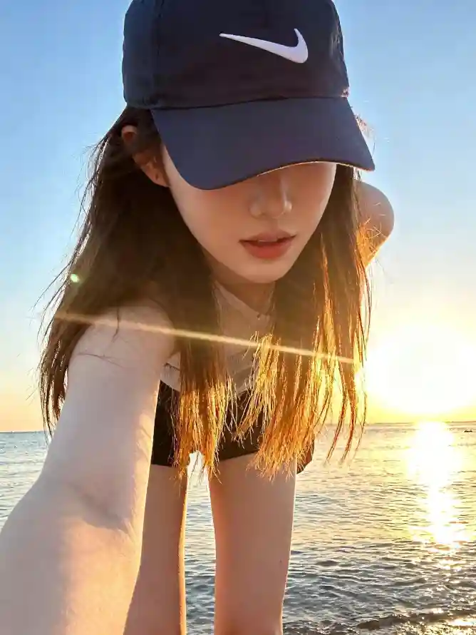 4k休闲壁纸 - 壁纸 - 大海 - 少女「哲风壁纸」