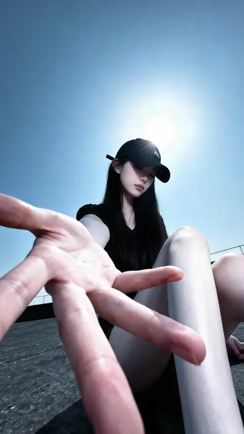 4k俯拍壁纸 - 壁纸 - 女生 - 户外「哲风壁纸」