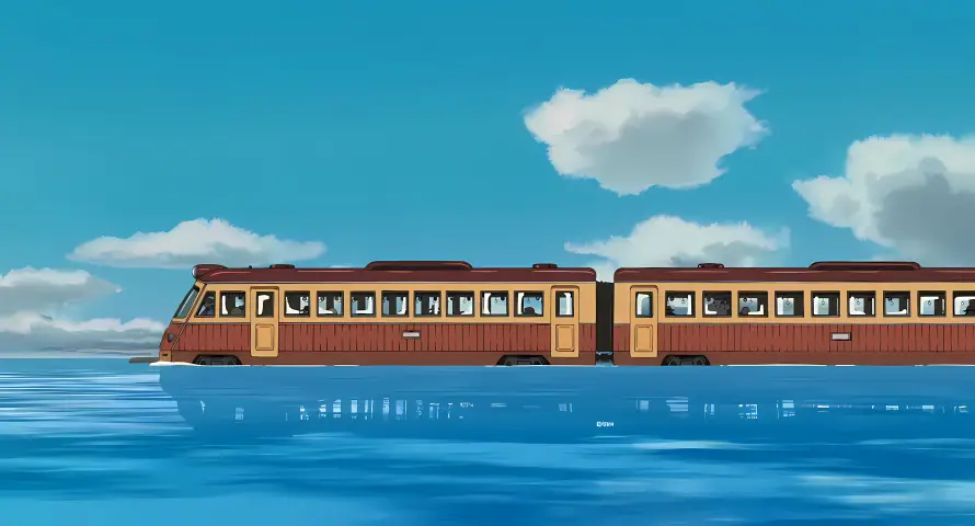 4k动画壁纸-水面 - 治愈-海面「哲风壁纸」