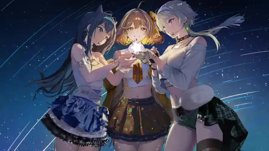 4k少女壁纸-星空 - 火柴-猫耳「哲风壁纸」