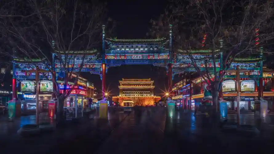 4k倒影壁纸-古都 - 壁纸-夜晚「哲风壁纸」