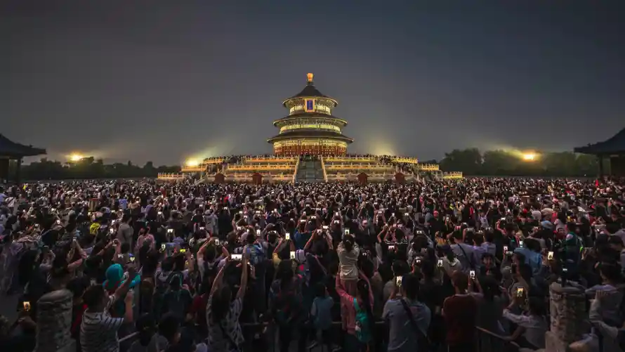 4k人群壁纸-北京 - 古迹-壁纸「哲风壁纸」