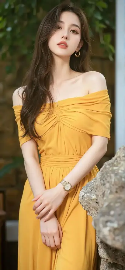 4k女神壁纸 - 户外 - 手表 - 绿植「哲风壁纸」