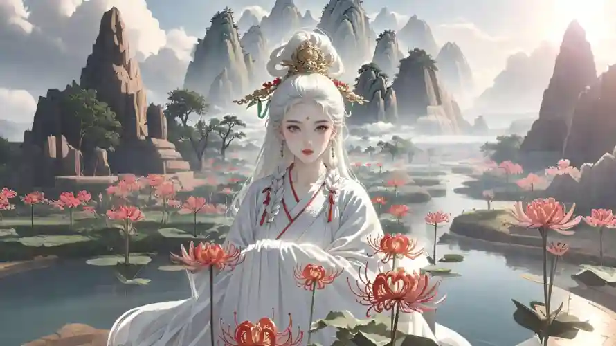 2k古装壁纸-国风 - 山水-溪流「哲风壁纸」