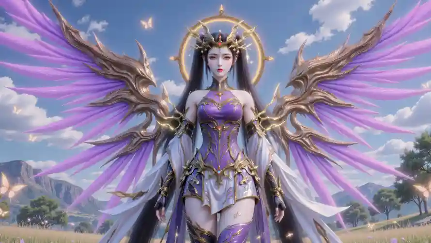 6k国漫壁纸-女神 - 玄幻-紫妍「哲风壁纸」