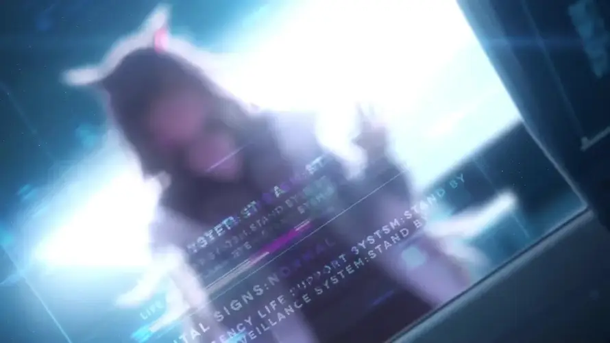 2k光影壁纸-光斑 - 兽耳-冷光「哲风壁纸」