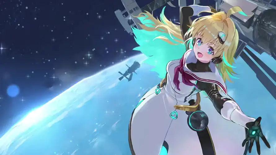 2k太空壁纸-少女 - 星球-星空「哲风壁纸」