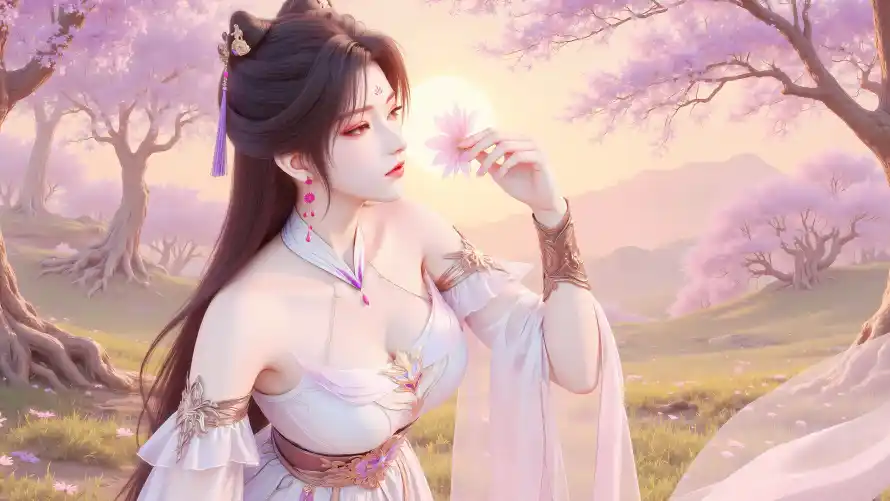 8k仙侠壁纸-古装 - 古风-少女「哲风壁纸」
