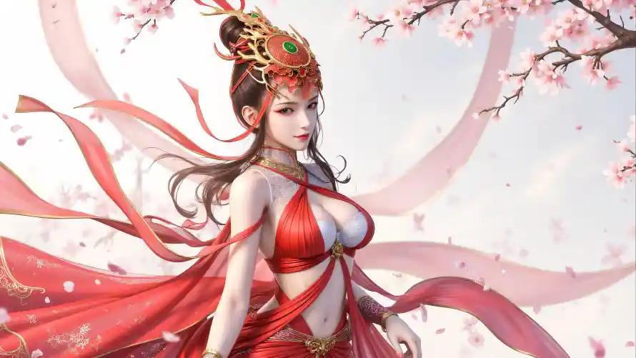 6k发冠壁纸-古装 - 古风-国漫「哲风壁纸」