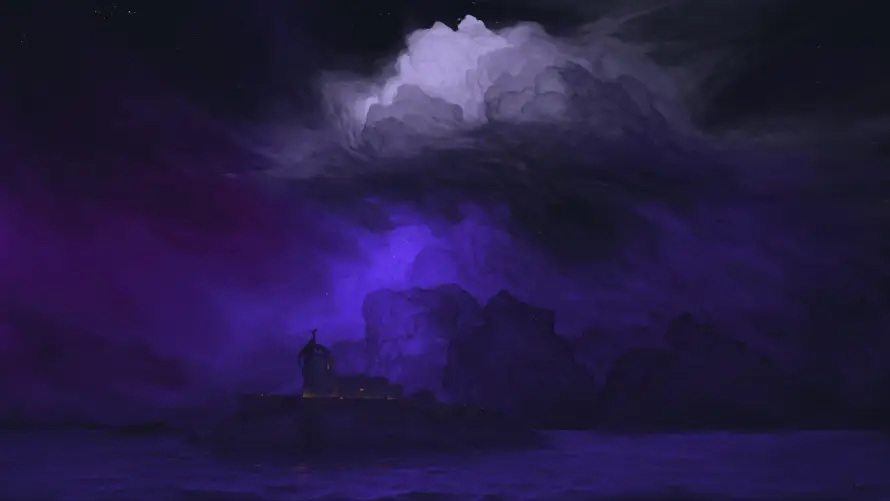 4k乌云壁纸-光影 - 壁纸-夜景「哲风壁纸」
