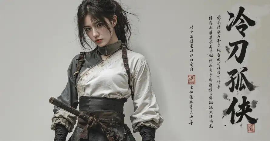 3k书法壁纸-侠女 - 古风-壁纸「哲风壁纸」 3k书法壁纸-侠女 - 古风-壁纸「哲风壁纸」