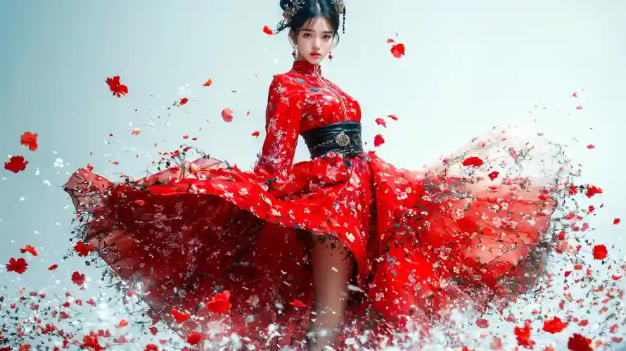 2k发饰壁纸-国风 - 壁纸-平板「哲风壁纸」