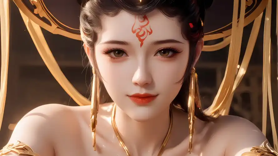 5k古装壁纸-古风 - 女娲-神女「哲风壁纸」