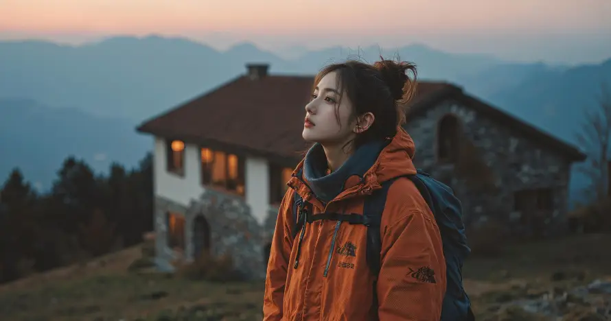 3k壁纸壁纸-女孩 - 徒步-户外「哲风壁纸」
