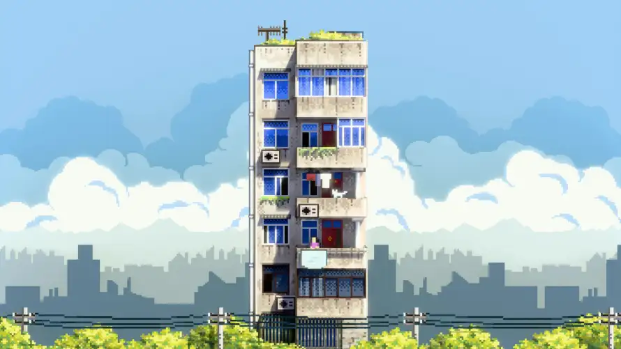 4k城市壁纸-建筑 - 晴空-树木「哲风壁纸」