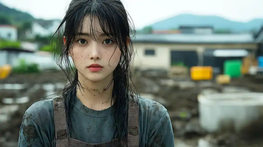 2k乡村壁纸-壁纸 - 少女-工装「哲风壁纸」