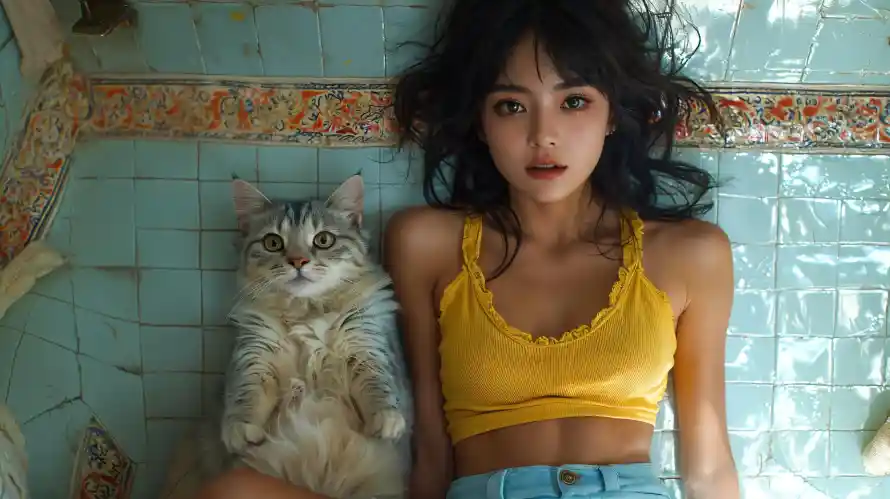 2k卷发壁纸-壁纸 - 宠物-少女「哲风壁纸」
