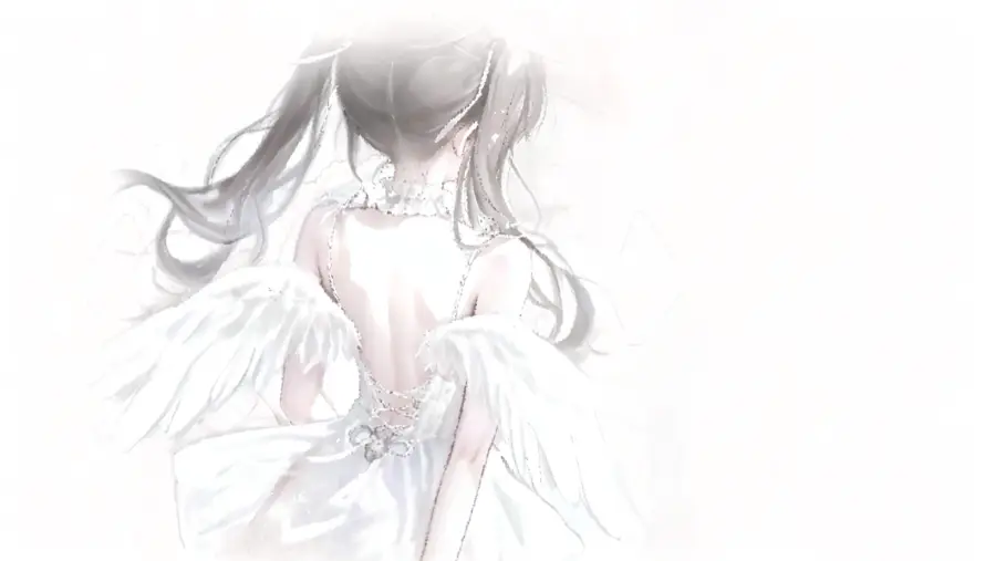 2k天使壁纸-萌 - 少女-插画「哲风壁纸」