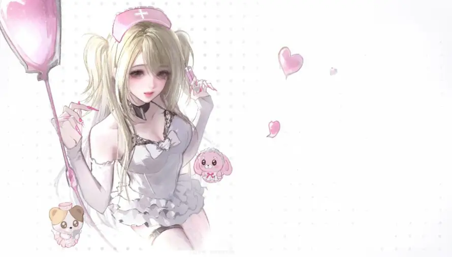 2k少女壁纸-萌 - 日系-气球「哲风壁纸」