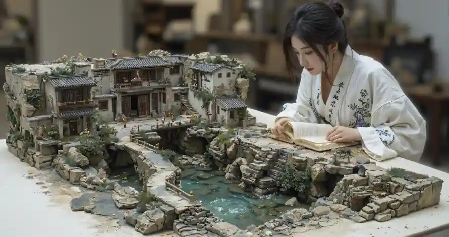 3k国风壁纸-壁纸 - 女子-手工「哲风壁纸」
