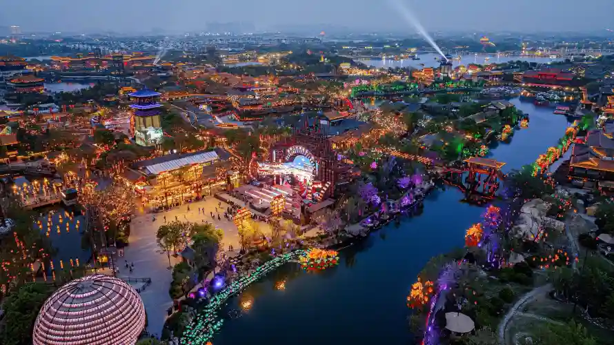 4k古城壁纸-壁纸 - 夜景-开封「哲风壁纸」