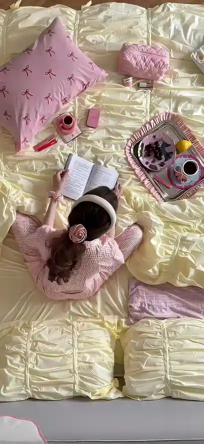 4k休闲壁纸 - 卧室 - 发箍 - 少女「哲风壁纸」