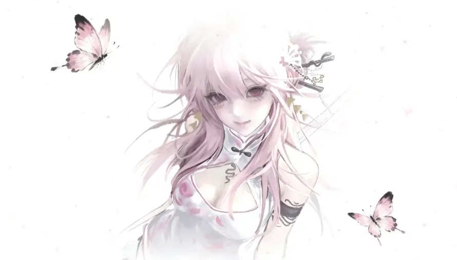 2k发簪壁纸-古风 - 国风-少女「哲风壁纸」