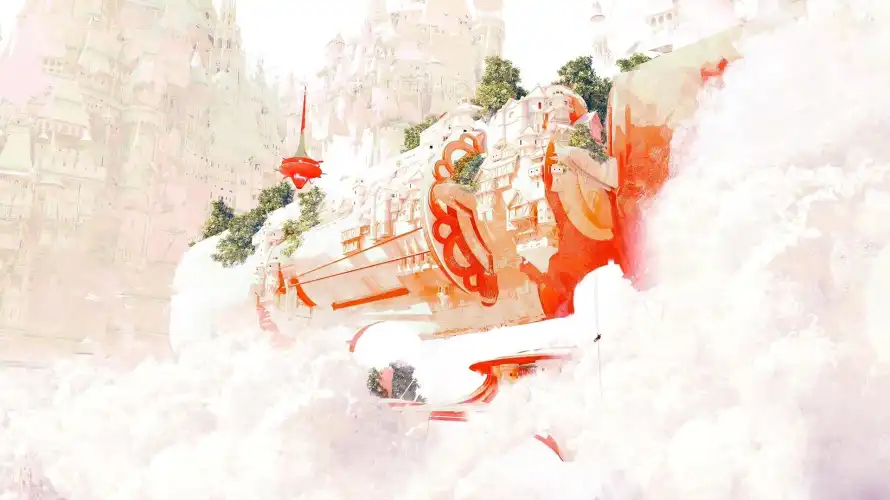 2k云雾壁纸-塔 - 写意-古风「哲风壁纸」