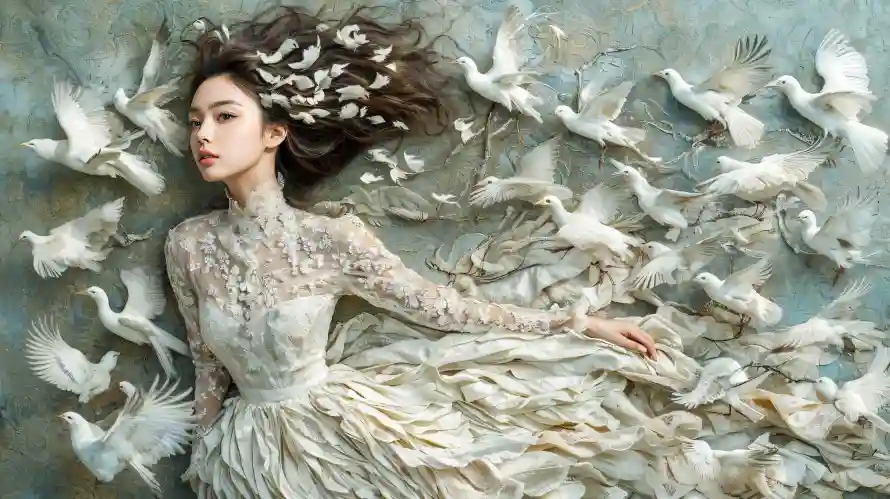 2k仙女壁纸-壁纸 - 电脑-白鸽「哲风壁纸」