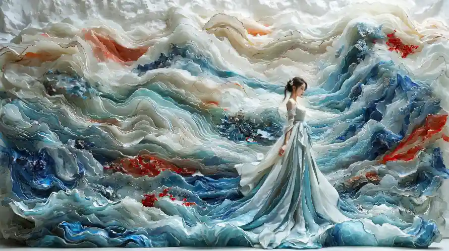2k国风壁纸-壁纸 - 少女-插画「哲风壁纸」