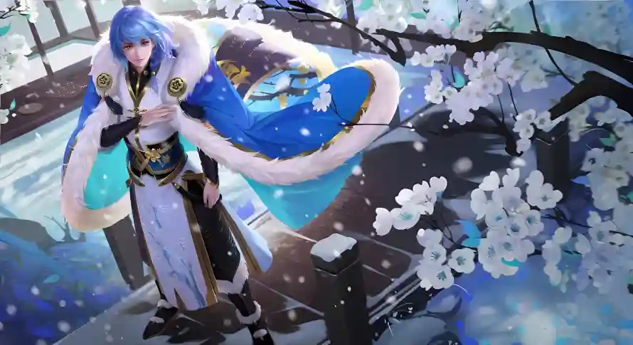 2k冬季壁纸-古风 - 弈星-梅花「哲风壁纸」
