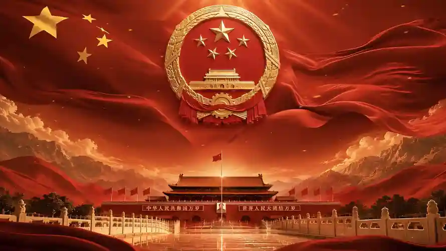 2k云层壁纸-北京 - 国徽-地标「哲风壁纸」
